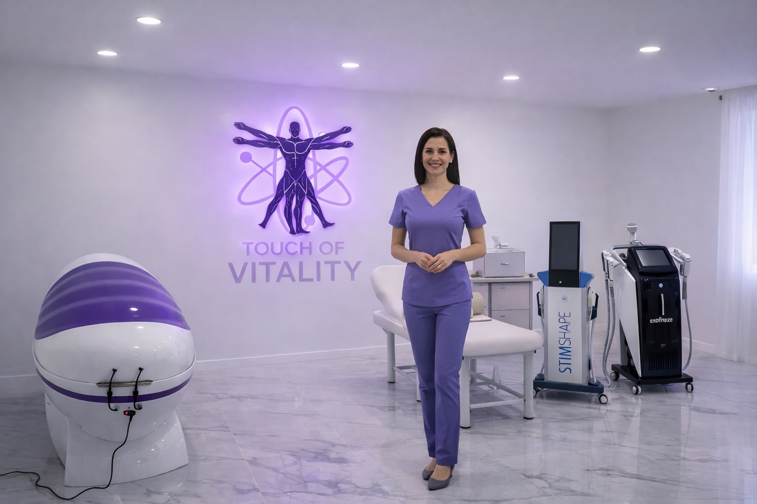 Touch of Vitality clinic room